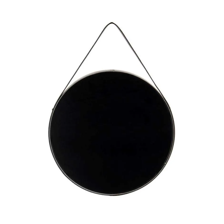 Runder Spiegel in Grau & Schwarz - Zutana^Wohnen Hot