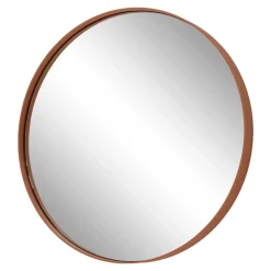 Runder Spiegel in Terracotta - Camelian^Wohnen Outlet