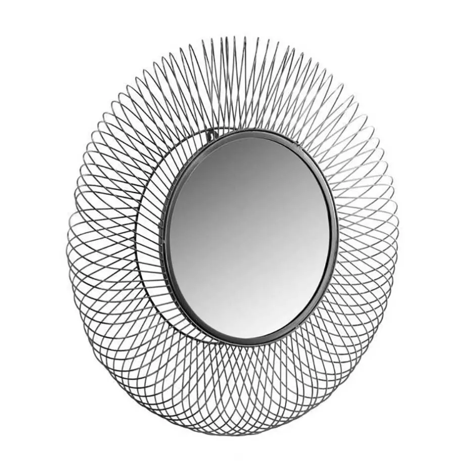 Runder Spiegel mit Drahtrahmen - Gazona^Wohnen Sale