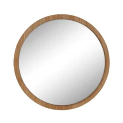 Runder Spiegel mit Eichenholzfurnier - Kopiana^Wohnen Sale