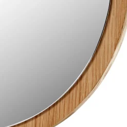 Runder Spiegel mit Eichenholzfurnier - Kopiana^Wohnen Sale