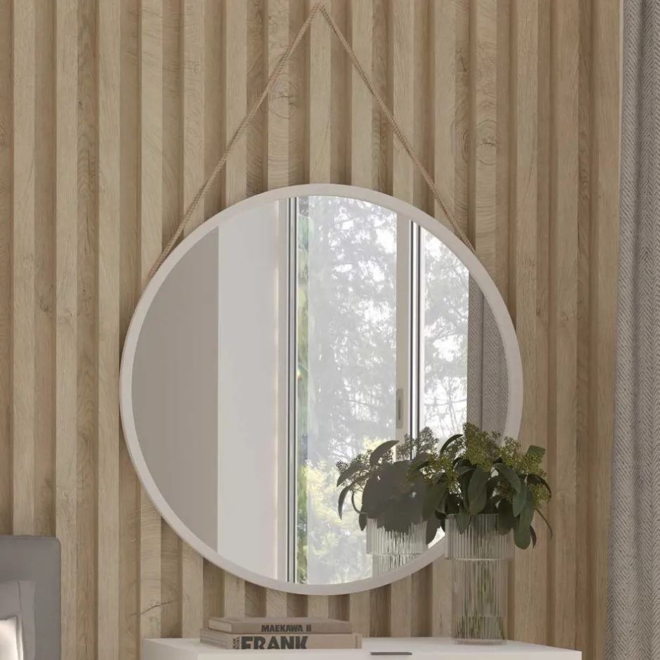 Runder Spiegel mit Metallrahmen - Udessa^Wohnen Online