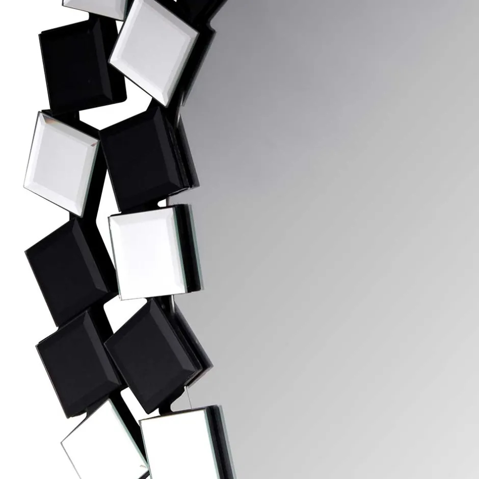 Runder Spiegel mit Mosaik Rahmen - Viktor^Wohnen Sale