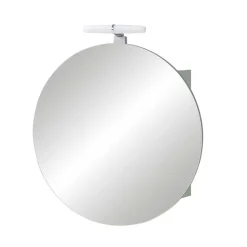 Runder Spiegel Schrank mit LED Beleuchtung - Vereny^Wohnen Clearance