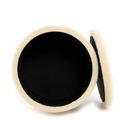 Runder Stauraum Hocker in Creme & Gold - Loeesa^Wohnen Sale