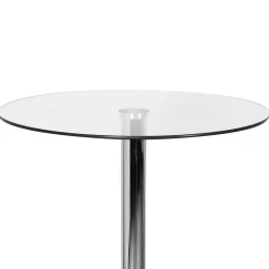 Wohnen Runder Stehtisch mit Glasplatte - Actives