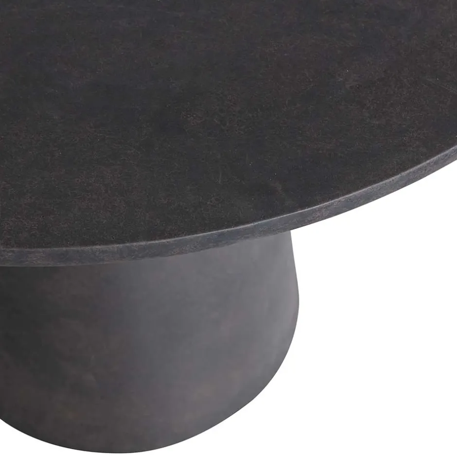 Runder Säulentisch aus Tonfaser - Selargius^Wohnen Discount