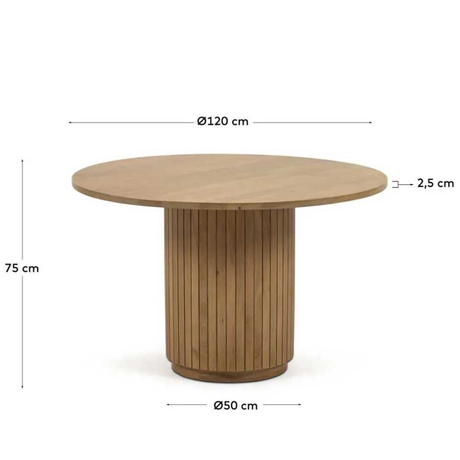 Runder Säulentisch im Skandi Design - Ilvenda^Wohnen Sale