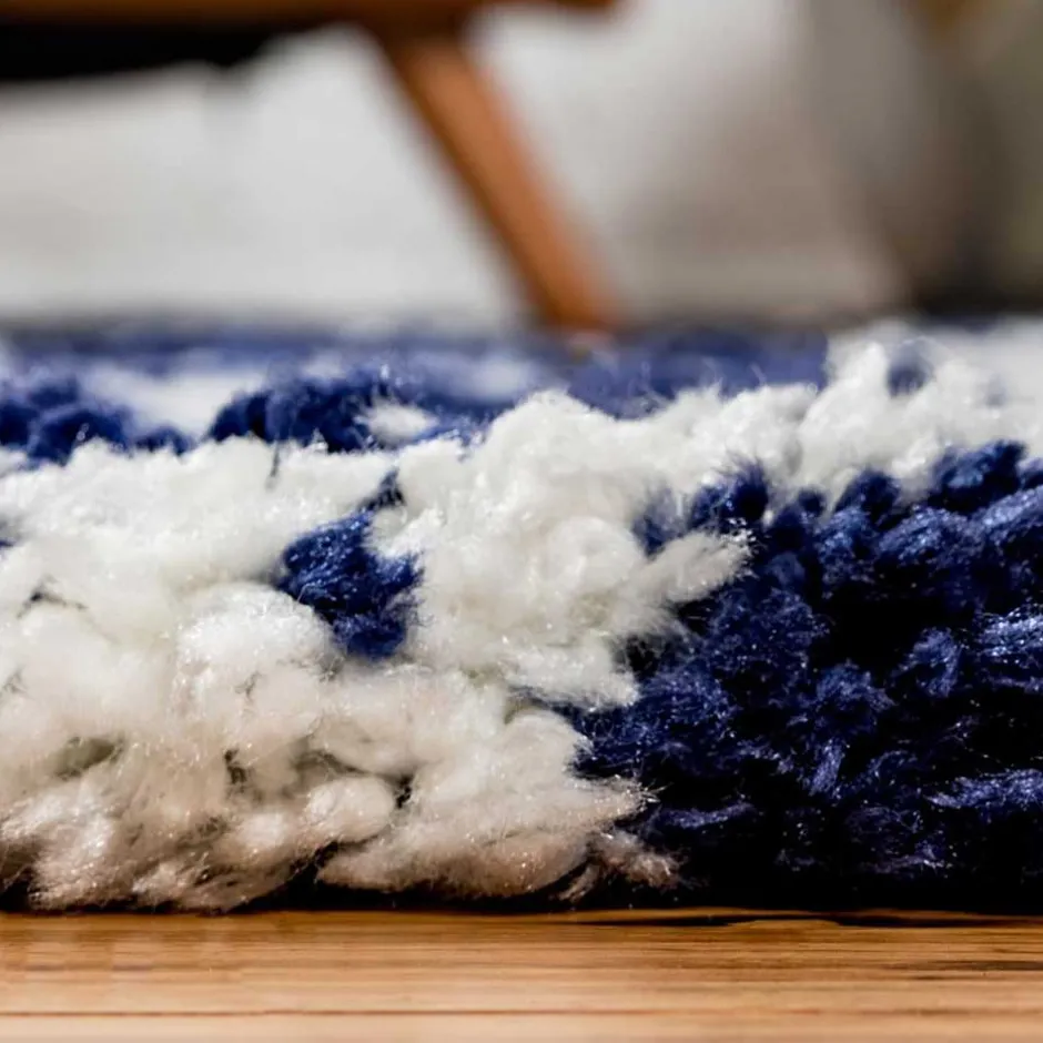 Wohnen Runder Teppich mit hohem Flor 150 cm - Cranita