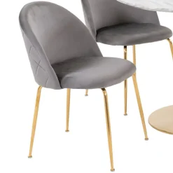 Wohnen Runder Tisch & vier Stühle Set - Zimarena (fünfteilig)