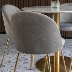 Wohnen Runder Tisch & vier Stühle Set - Zimarena (fünfteilig)