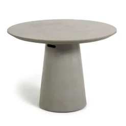 Runder Tisch aus Zement in Grau - Onan^Wohnen