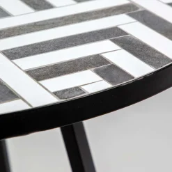 Runder Tisch mit Keramik Mosaik - Aurelias^Wohnen Best