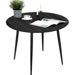 Wohnen Runder Tisch mit Schalenstühlen - Sunya (fünfteilig)