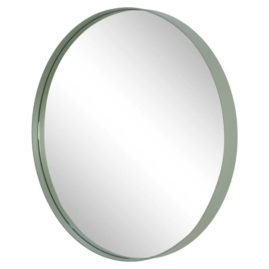 Wohnen Runder Wandspiegel in Graugrün - Trevoz