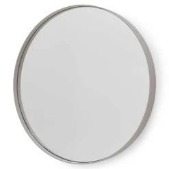 Runder Wandspiegel in Taupe - Andrac^Wohnen Online