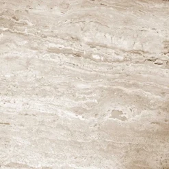 Runder Wohnzimmertisch aus Travertin Stein Beige - Cheyenne^Wohnen Hot