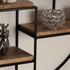 Wohnen Rundes Hängeregal im Industrial Style - Lusa