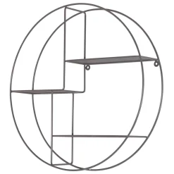 Wohnen Rundes Hängeregal in Grau - Vacances