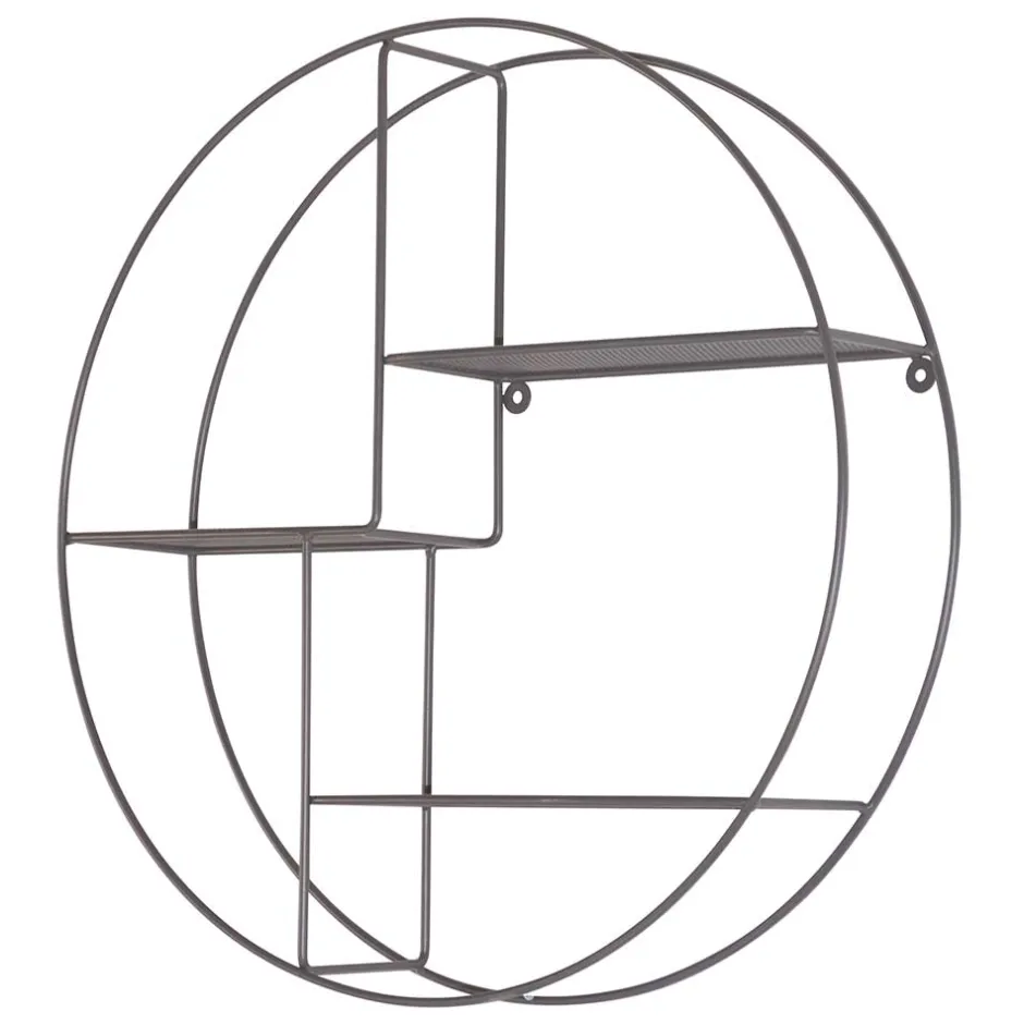 Wohnen Rundes Hängeregal in Grau - Vacances