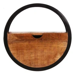 Rundes Wandregal mit einer Schublade - Evradon^Wohnen Hot