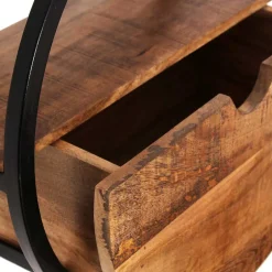 Rundes Wandregal mit einer Schublade - Evradon^Wohnen Hot