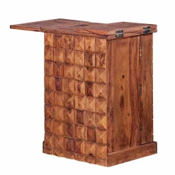 Wohnen Rustikale Hausbar Carmos in Schrank Form