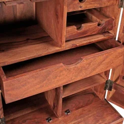 Wohnen Rustikale Hausbar Carmos in Schrank Form