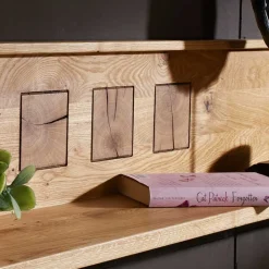 Rustikale Schrankwand Troncon aus Wildeiche (vierteilig)^Wohnen Sale