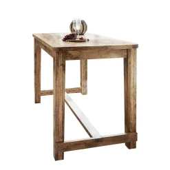 Wohnen Rustikaler Bartisch aus Mangobaum Massivholz - Facheto