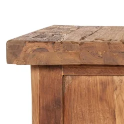 Wohnen Rustikaler Couchtisch Ragista aus Teak Recyclingholz