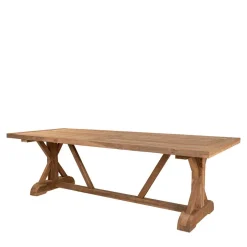 Rustikaler Gartentisch aus Teak Massivholz - Acess^Wohnen Clearance