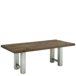 Wohnen Rustikaler Industry Tisch mit Holz Wildeiche - Piave