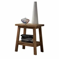 Rustikaler Nachttisch Lacuisia aus Wildeiche geölt^Wohnen Clearance