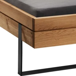 Rustikales Design Bett auf Kufen - Claas^Wohnen Discount