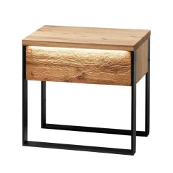 Rustikales Design Bett auf Kufen - Claas^Wohnen Discount