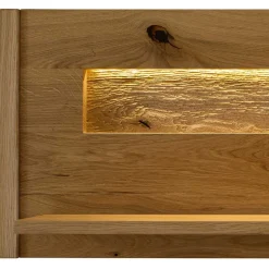 Wohnen Rustikales Wandboard aus Wildeiche massiv - Millena