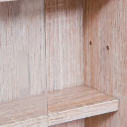 Wohnen Sammler Hängevitrine Taupos in Eiche Sonoma