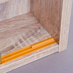 Wohnen Sammler Hängevitrine Taupos in Eiche Sonoma