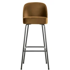 Samt Barstuhl mit 79 cm Sitzhöhe - Labound^Wohnen New