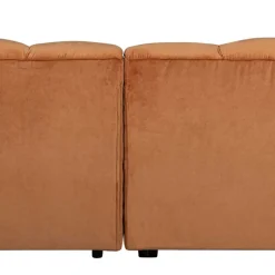Wohnen Samt Designcouch in Terracotta - Gracey