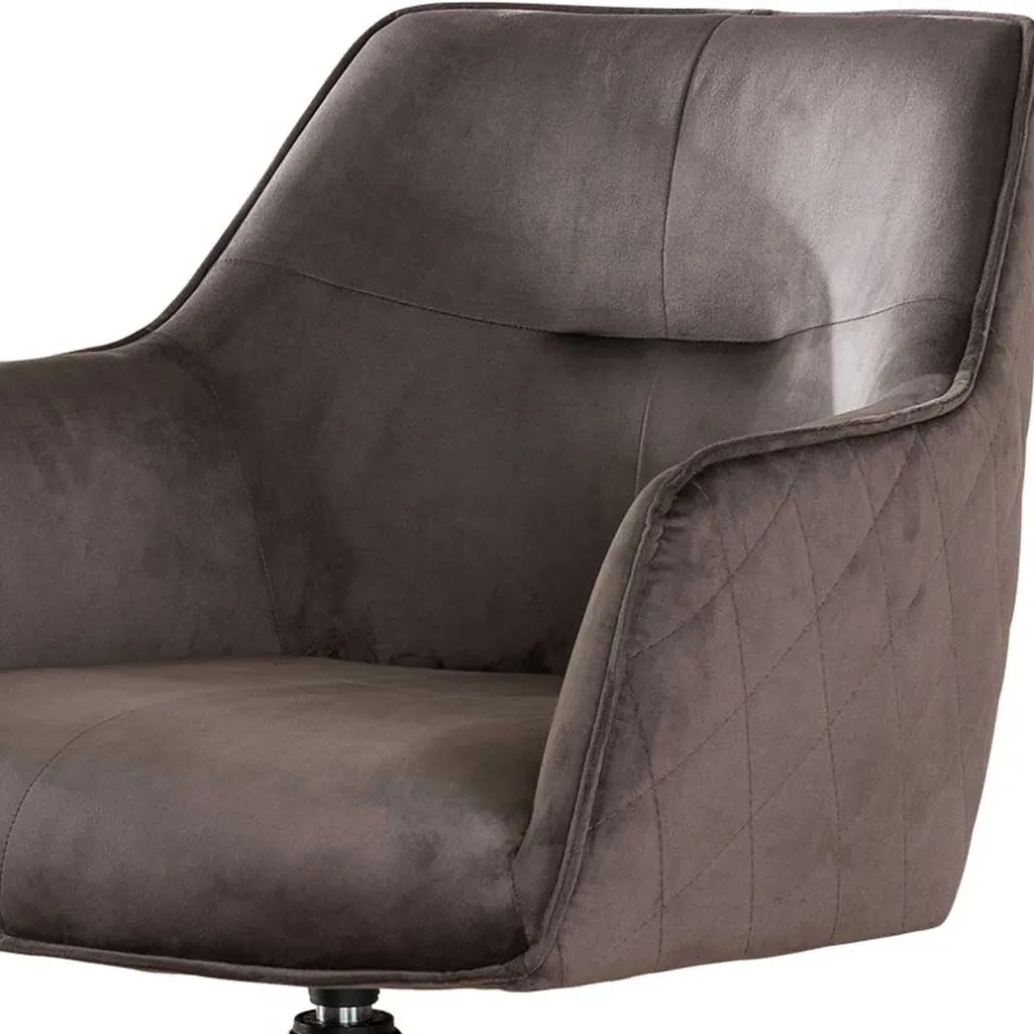 Samt Drehstühle mit Armlehnen - Austino (2er Set)^Wohnen New