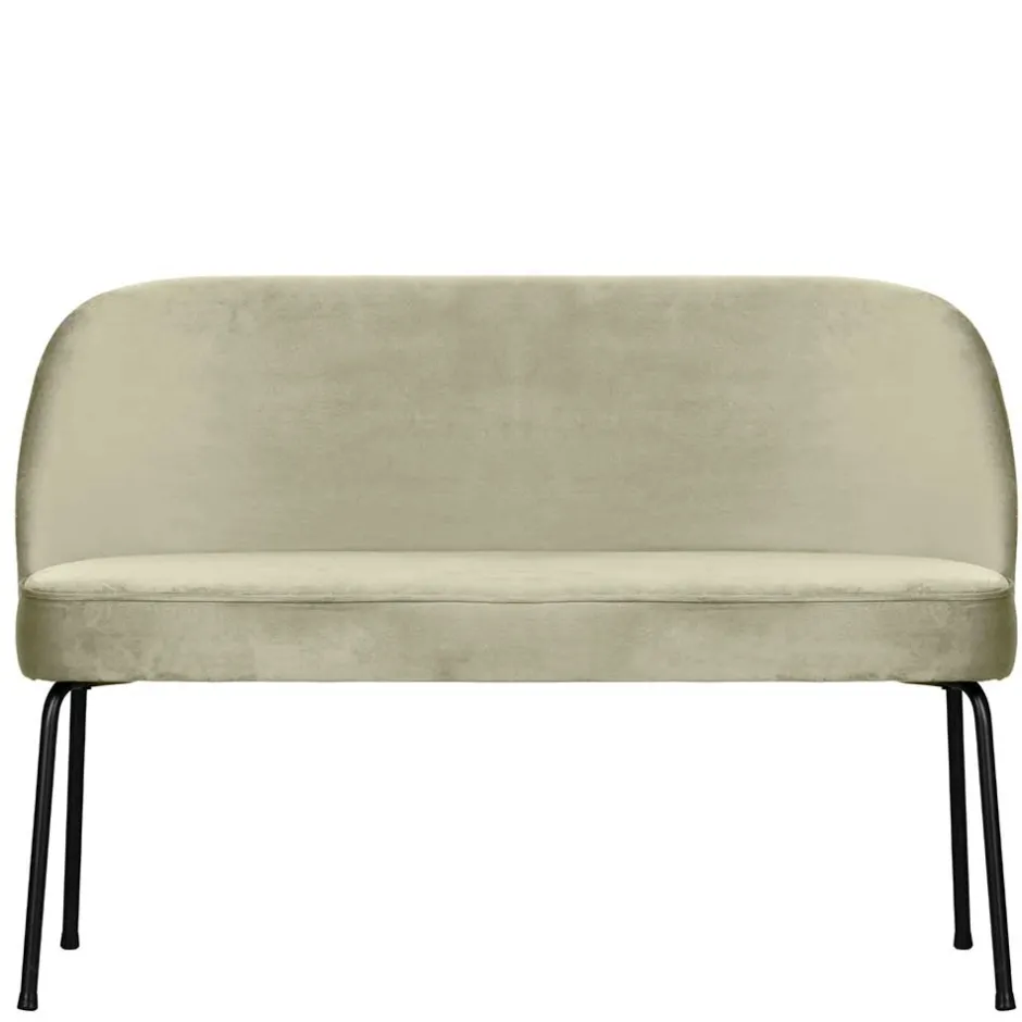 Wohnen Samt Esstischbank in Graugrün - Ilussiana