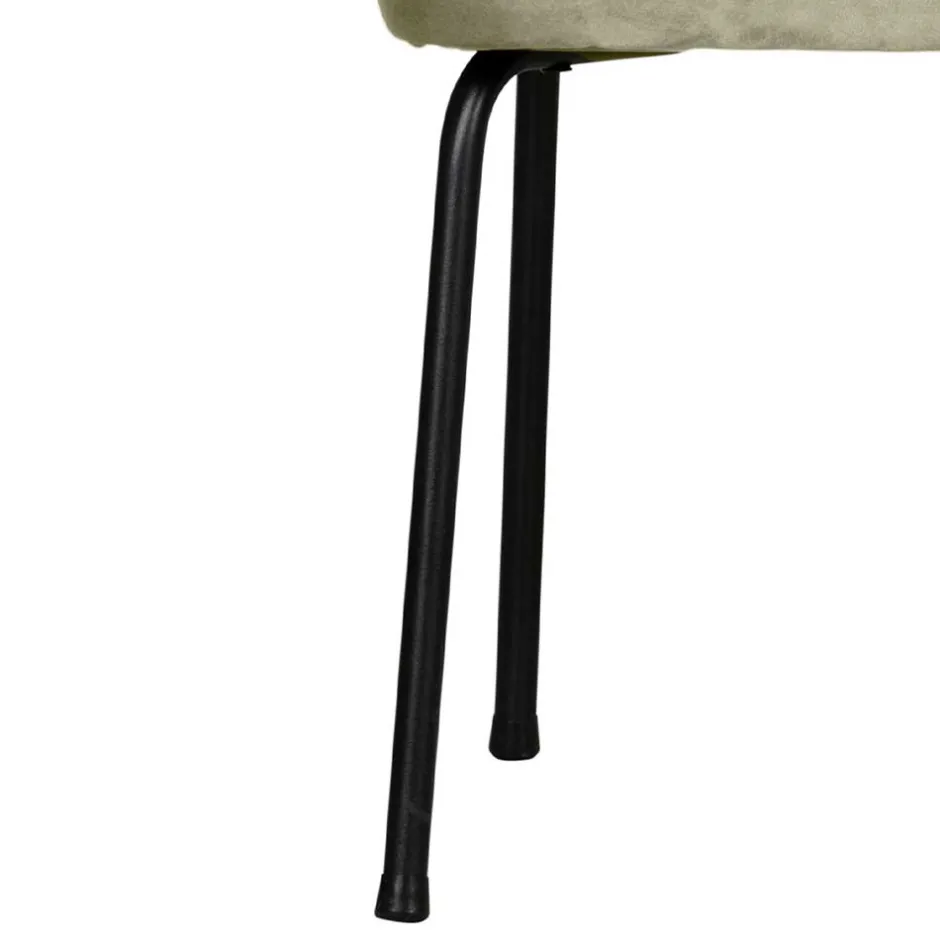 Wohnen Samt Esstischbank in Graugrün - Ilussiana