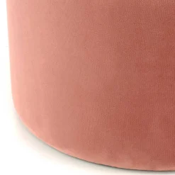 Samt Hocker in Rosa hell & dunkel mit Gold - Adelaide^Wohnen Outlet