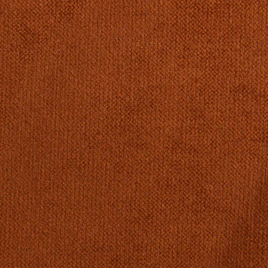 Samt Hocker in Rost Braun - Naryon^Wohnen Best