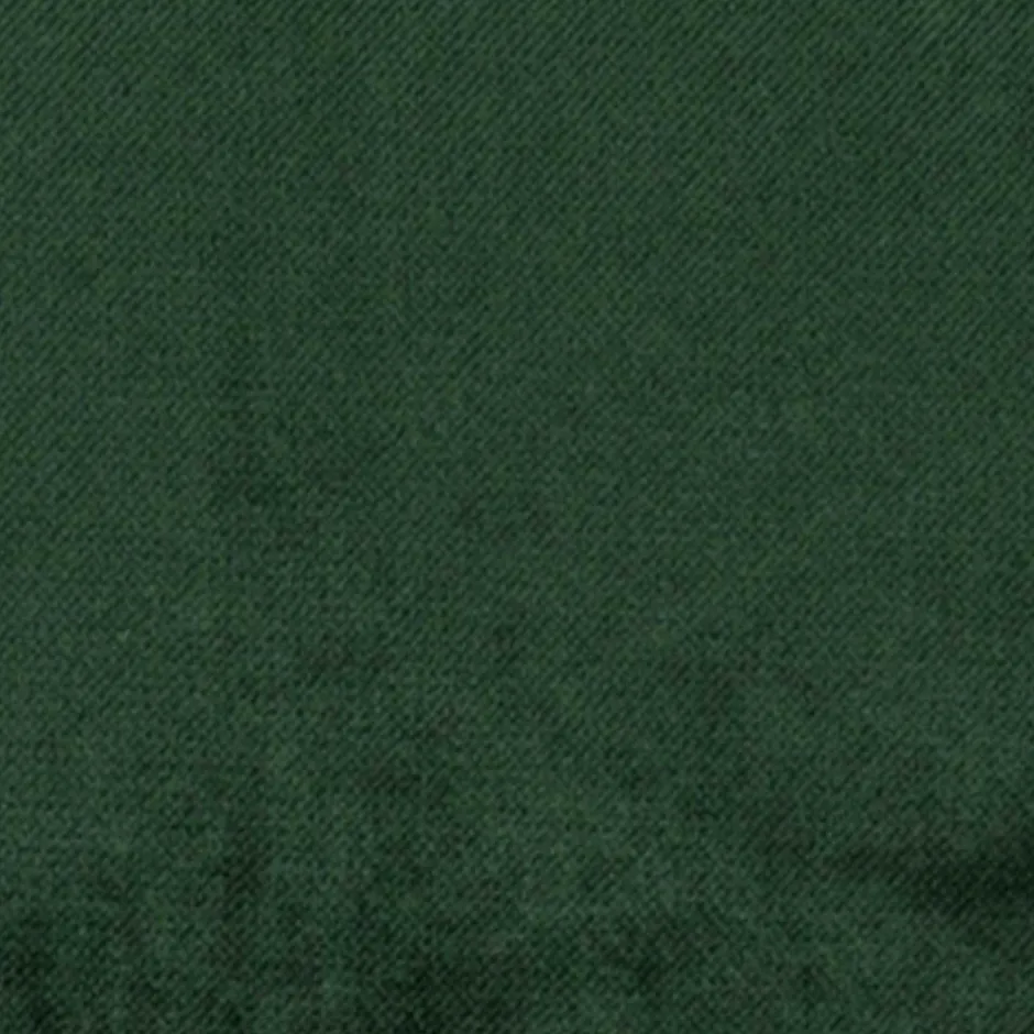 Wohnen Samt Polsterhocker in Grün - Distroit