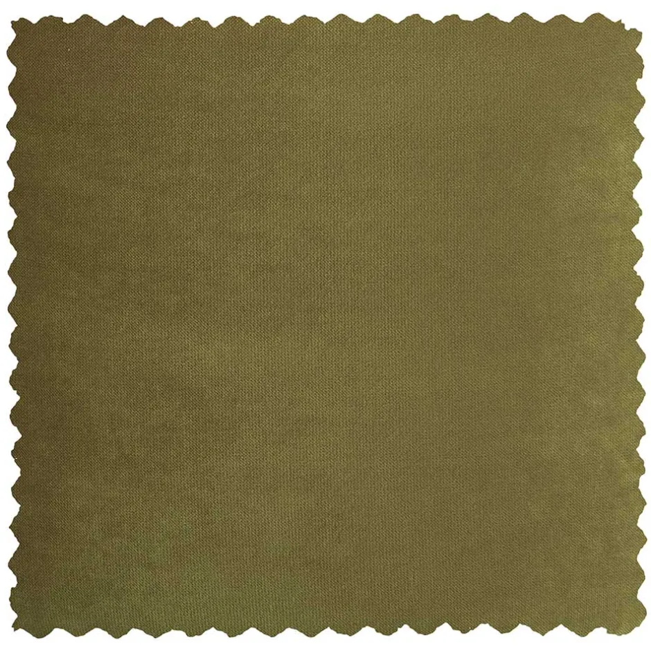 Wohnen Samt Retro Sessel in Khaki Grün - Giva