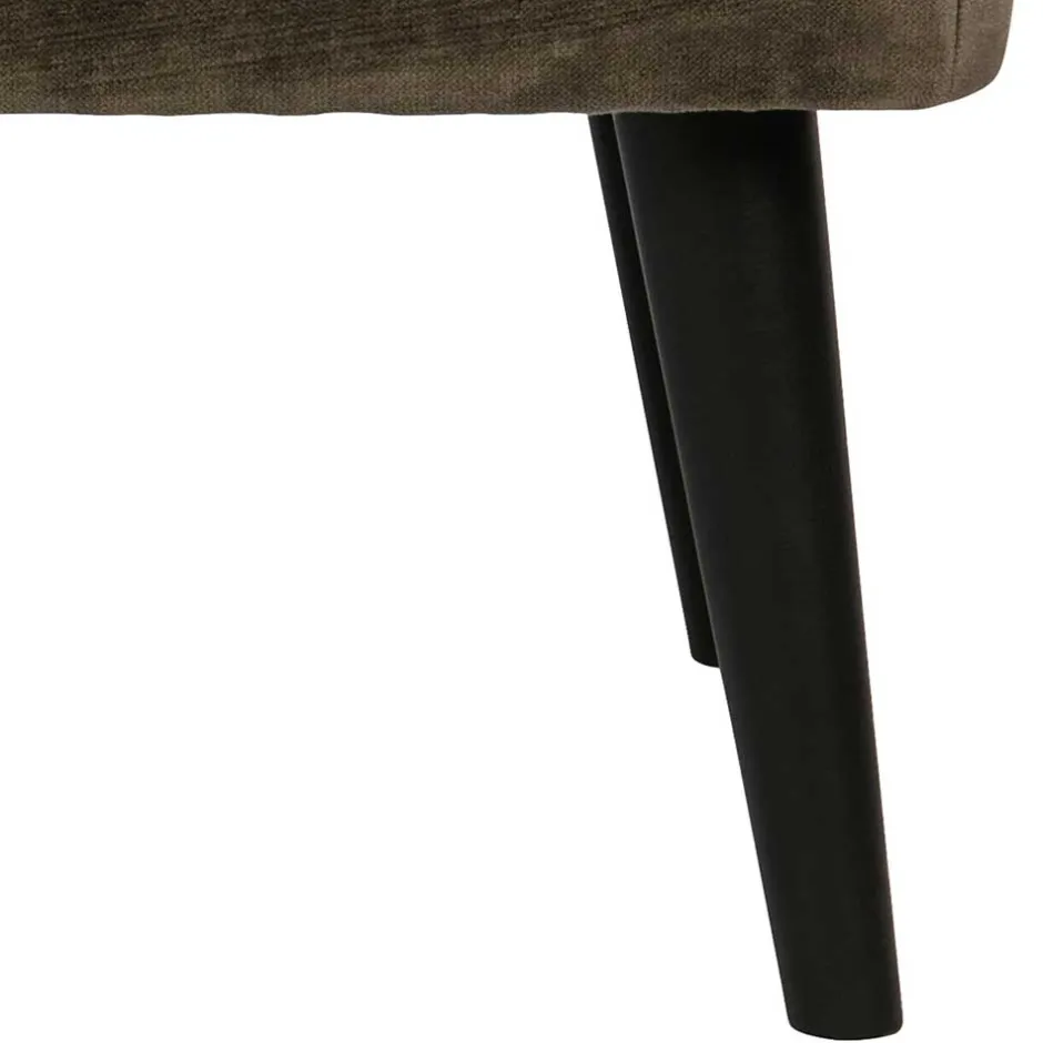 Wohnen Samthocker in Dunkelgrün - Luzius