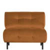 Samtsessel in Hellbraun - Mindnight^Wohnen Hot